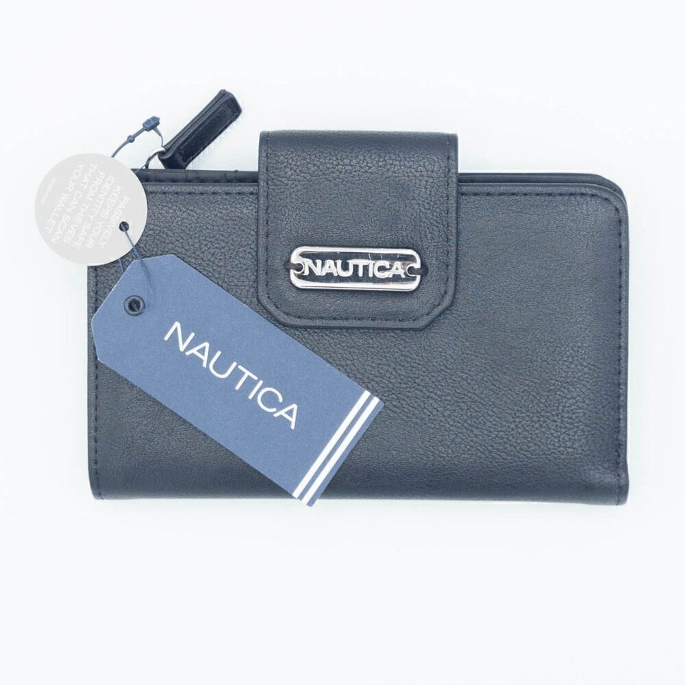 Nautica RFID Black Wallet